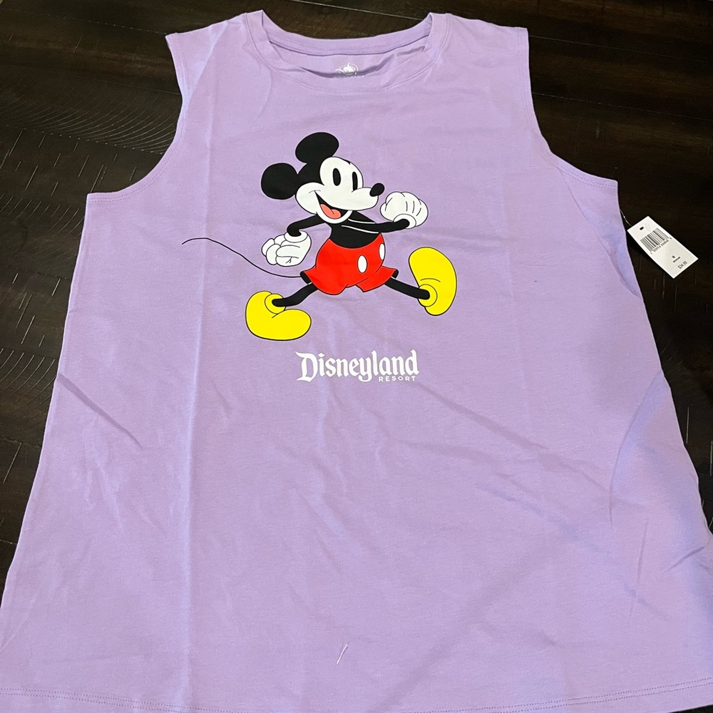 Purple Women’s Disney Mickey Mouse Tank Top new Sizes Small Medium